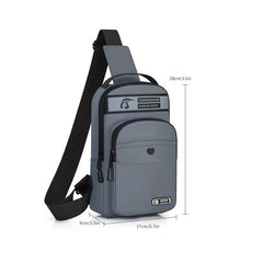 Men's Chest Bag Messenger Bag Large Capacity Crossbody Bag