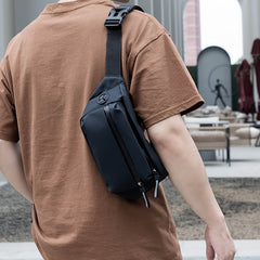 Men's Multifunctional Waist Bag Fanny Pack Waterproof Casual Chest Bag