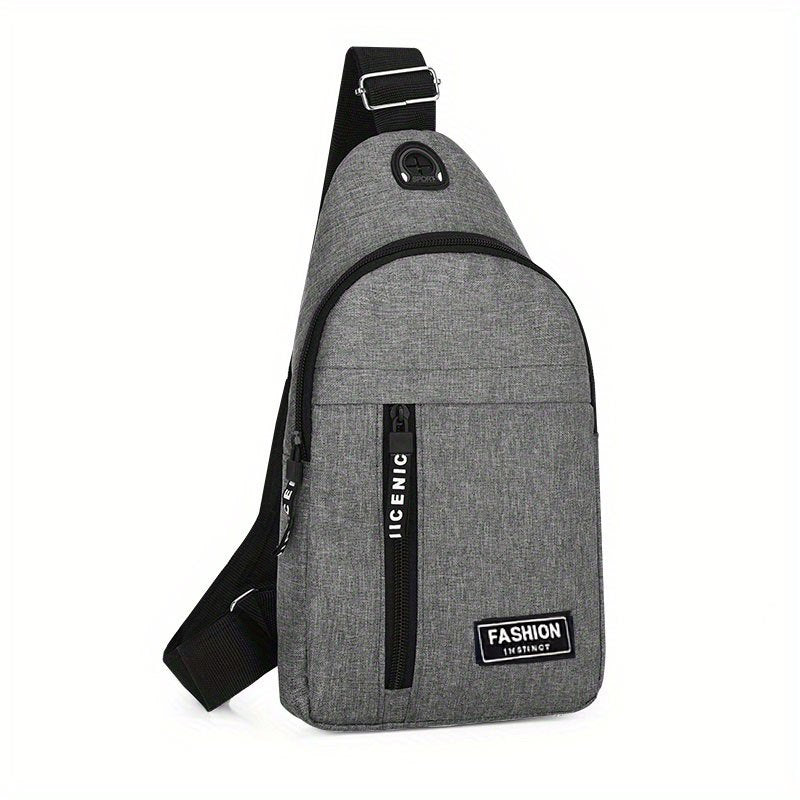 Men's Large Canvas Chest Bag All-match Style
