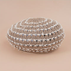 Striped Hollow Beret Hat Summer Breathable All-match Painter Hat
