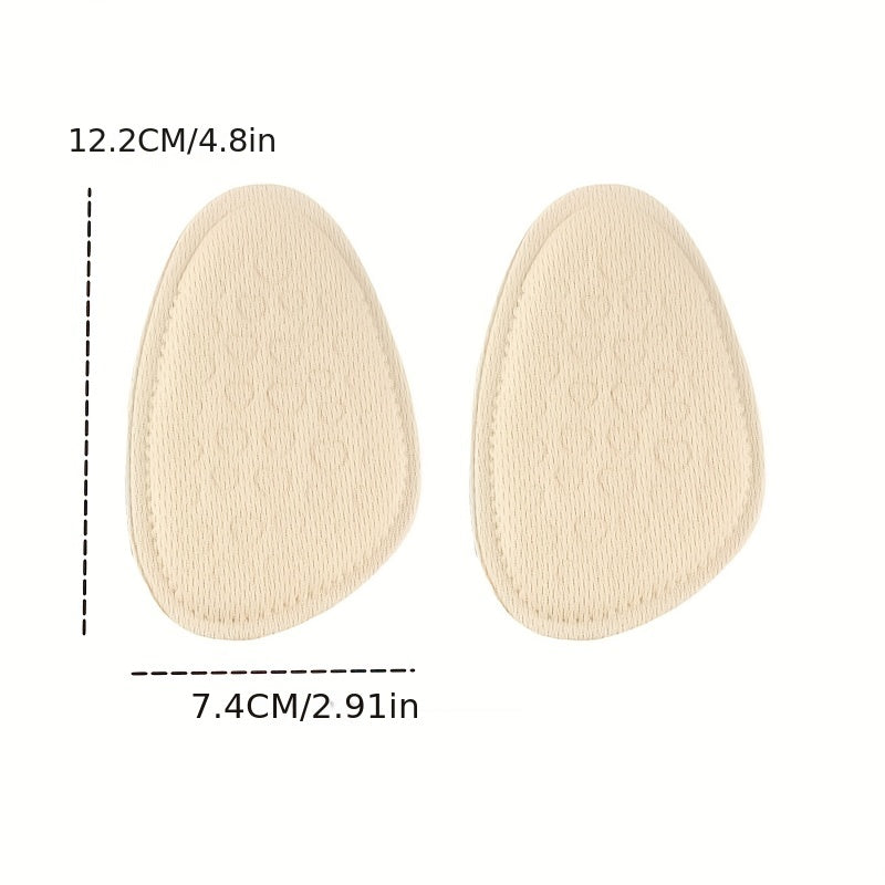 Silicone Half Insole Forefoot Pad Anti-Slip Thickened Insert for High Heels