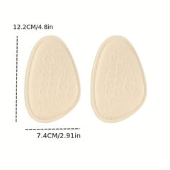 Silicone Half Insole Forefoot Pad Anti-Slip Thickened Insert for High Heels