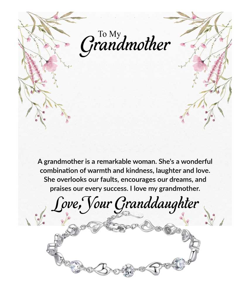 Perfect In Its Imperfection, Jewellery Gift Paired With A Note Of Love For Grandma