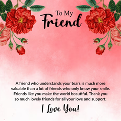 Grateful for Your Love and Understanding, Sparkling Jewellery Tribute with a Special Message