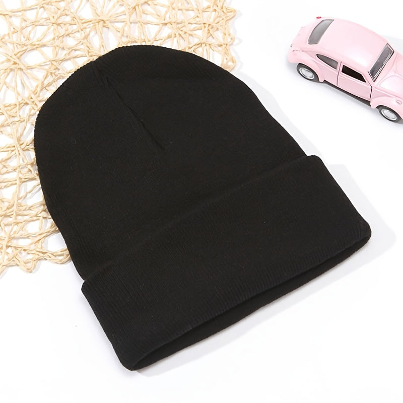 European American Harness Knitted Hat Autumn Winter Warm Wool Hat Men Women
