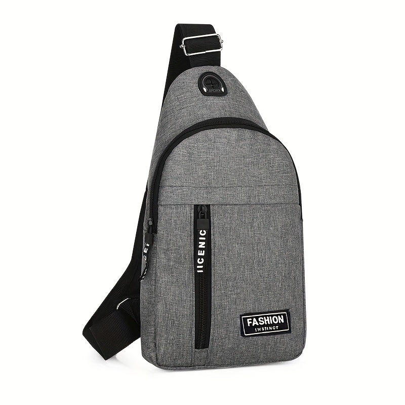 Men's Large Canvas Chest Bag All-match Style