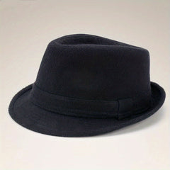Versatile Sunshade Wide Brim Fedora Hat for Party Meeting