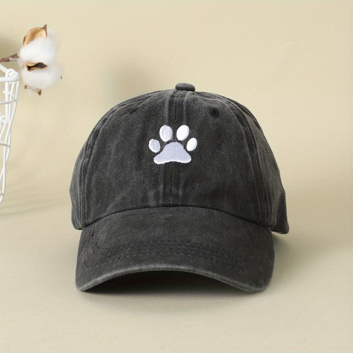 Casual Baseball Cap Letter Embroidery Peaked Cap Soft Top Cap