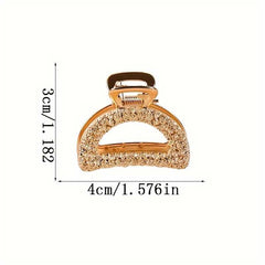 The 5pcs Vintage Hollow Out Hair Grab Clips For Women, non slip ponytail holders