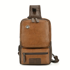 Men's Large Capacity Chest Bag Business Casual Shoulder Bag
