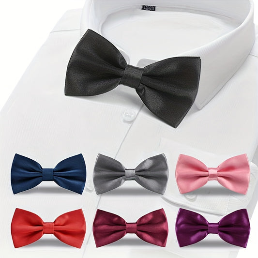 Burgundy Wedding Bows Groomsmen Bow Ties Men's Groom Bow Ties
