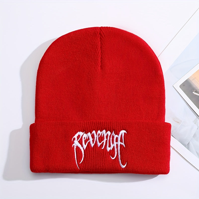 Embroidery Cold Hat Warm Ear Protection Knit Cap