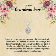 The Legacy of My Grandmother's Love, Cherished Gift with a Sentimental Card for Grandma