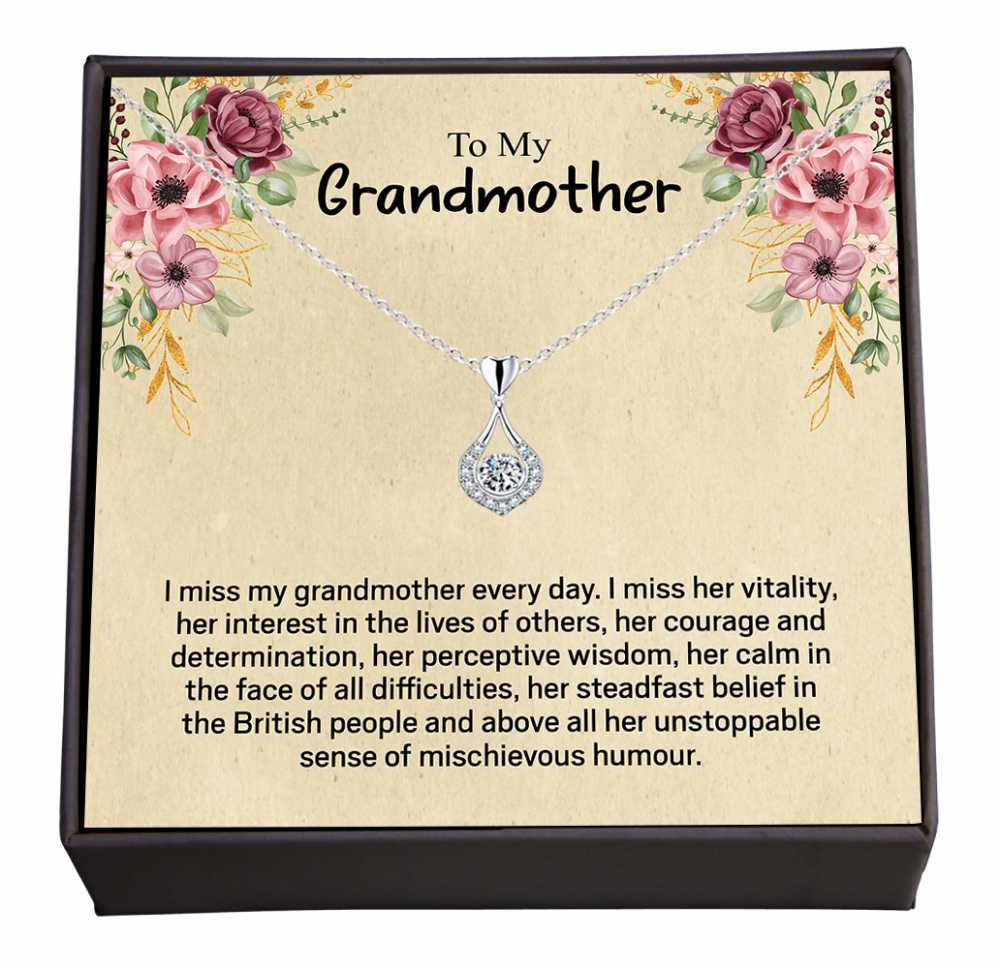 The Legacy of My Grandmother's Love, Cherished Gift with a Sentimental Card for Grandma