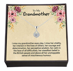 The Legacy of My Grandmother's Love, Cherished Gift with a Sentimental Card for Grandma