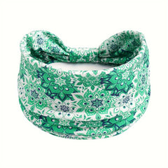 Bohemian Style Non Slip Turban Headbands for Women Elastic Hair Band Accessories