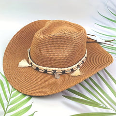 Stripe Paper Straw Hat for Men