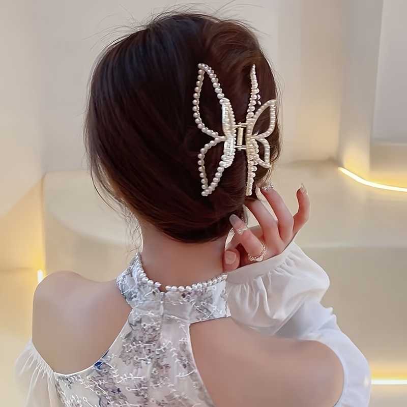 Bohemian Style Alloy Metal Hair Clip Large Hair Grabber for Girls