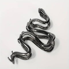 Vintage Metal Gothic Snake Design Hair Claw for Women