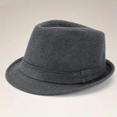 Versatile Sunshade Wide Brim Fedora Hat for Party Meeting