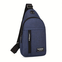 Men's Large Canvas Chest Bag All-match Style