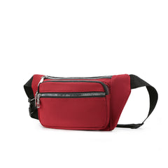 Nylon Chest Bag Zipper Fanny Pack for Women