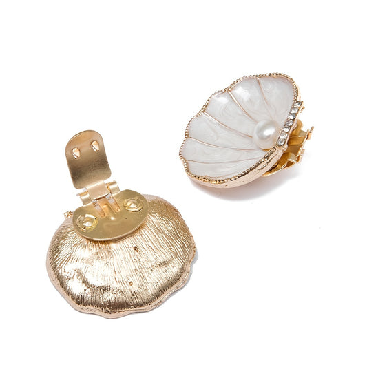 2pcs Shell Shoe Buckles For Wedding High Heels