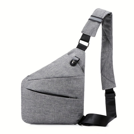 Men's Chest Bag Single Shoulder Crossbody Travel Backpack