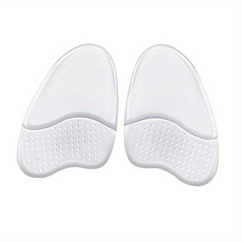 2pcs Silicone Half Insoles for High Heels Sandals Metatarsal Pads