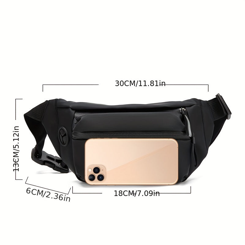 Men's Multifunctional Waist Bag Fanny Pack Waterproof Casual Chest Bag