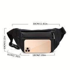 Men's Multifunctional Waist Bag Fanny Pack Waterproof Casual Chest Bag