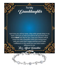 Your Name Brings Joy, A Grandmotheru2019s Love, Thoughtful Jewelry Gift with a Message of Love for Granddaughter