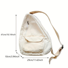 Kpop Canvas Sling Bag Crossbody Women's Chest Purse