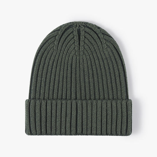 Men's Winter Knitted Cuffed Beanie Hat Ear Protection