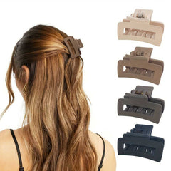 4Pcs Small Hair Clips For Women Matte Strong Hold Claw Clips