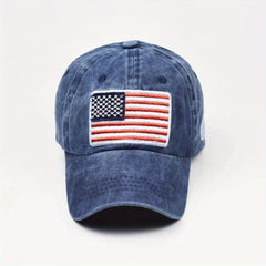 American Flag Baseball Cap Adjustable Unisex Peaked Cap