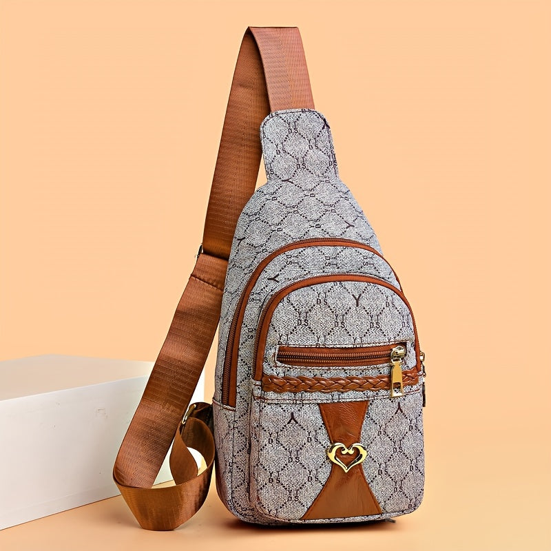 Classic Sling Bag Casual Chest Bag for Women