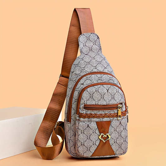 Classic Sling Bag Casual Chest Bag for Women