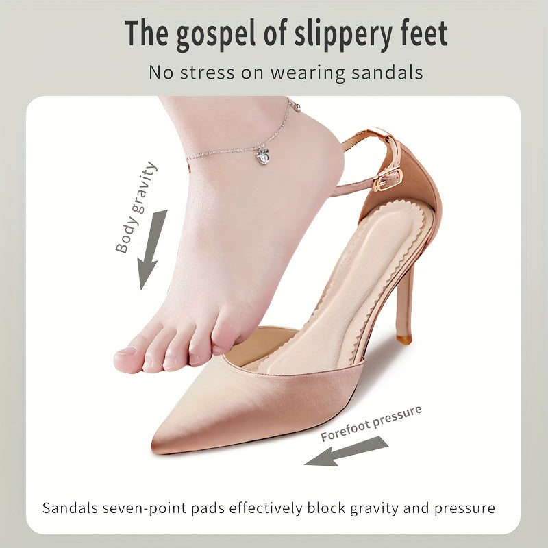 Non-slip Sweat-absorbing Massage Insoles for High Heels