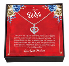 My Happily Ever After, Loving You More Every Day, Jewellery Gift with a Loving Message for Wife
