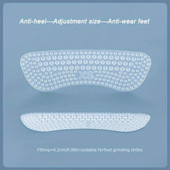 2pcs Silicone Heel Stickers Anti Slip Heel Cushions