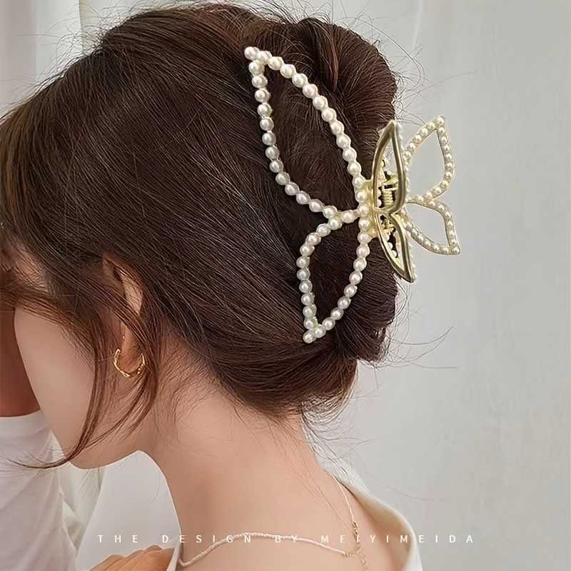 Bohemian Style Alloy Metal Hair Clip Large Hair Grabber for Girls