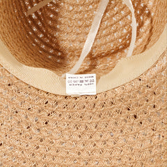 Men's Outdoor Straw Cowboy Hat Sun Protection