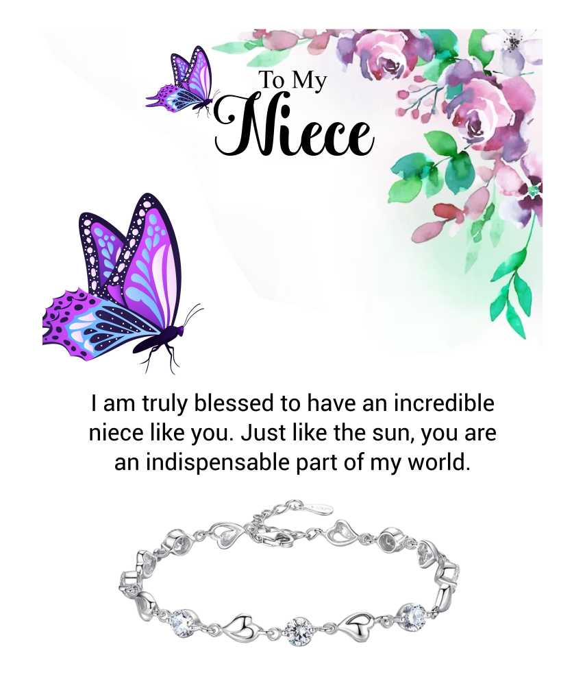 You Are My Sun, A Special Blessing My Wonderful Niece, Jewellery Surprise with Greeting Message
