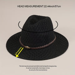 Handwoven Small Top Hat British Jazz Hat