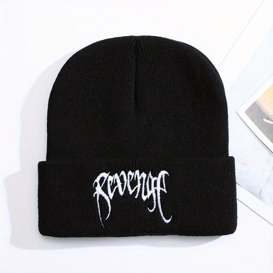 Embroidery Cold Hat Warm Ear Protection Knit Cap