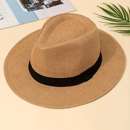 Multicolor Summer Straw Hat Sun Protection