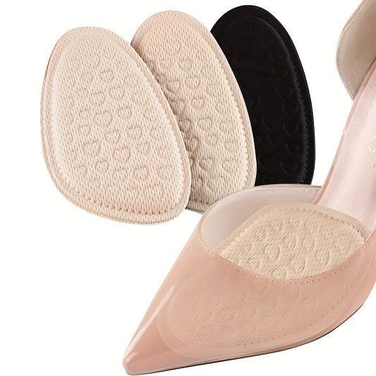 Silicone Half Insole Forefoot Pad Anti-Slip Thickened Insert for High Heels