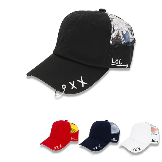 Mens Patchwork Baseball Cap for Outdoor