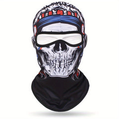 Multicolor Skull Outdoor Mask Hat for Cycling Riding
